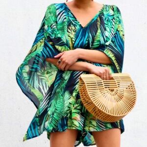 Tropical Print Romper